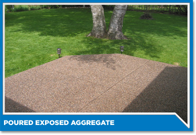 Poured Exposed Aggregate